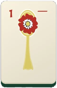 1 crak: a poppy on a gold spoon